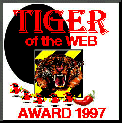 [my 23rd award] [Tiger-of-the-Net-Award 1997]